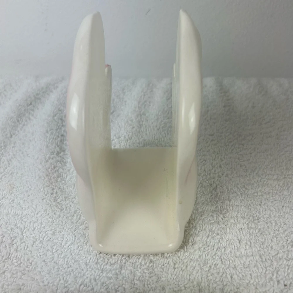 NIB - VTG Avon Bunny Napkin Holder with 25ct Napkins(unopened)Floral Design